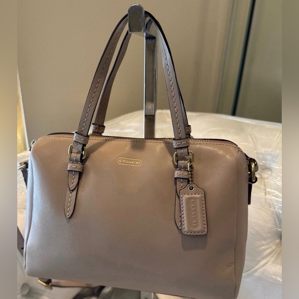 Pre-Loved Vintage COACH PEYTON BENNETT MINI SATCHEL/ Crossbody/Shoulder Bag